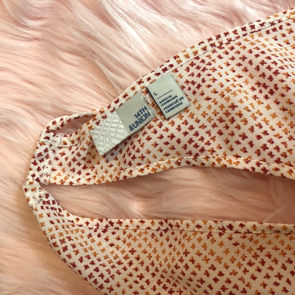 Graphic Print Peplum Waist High Neck Cami for Casual and with Suit Jacket - Picture 8 of 8